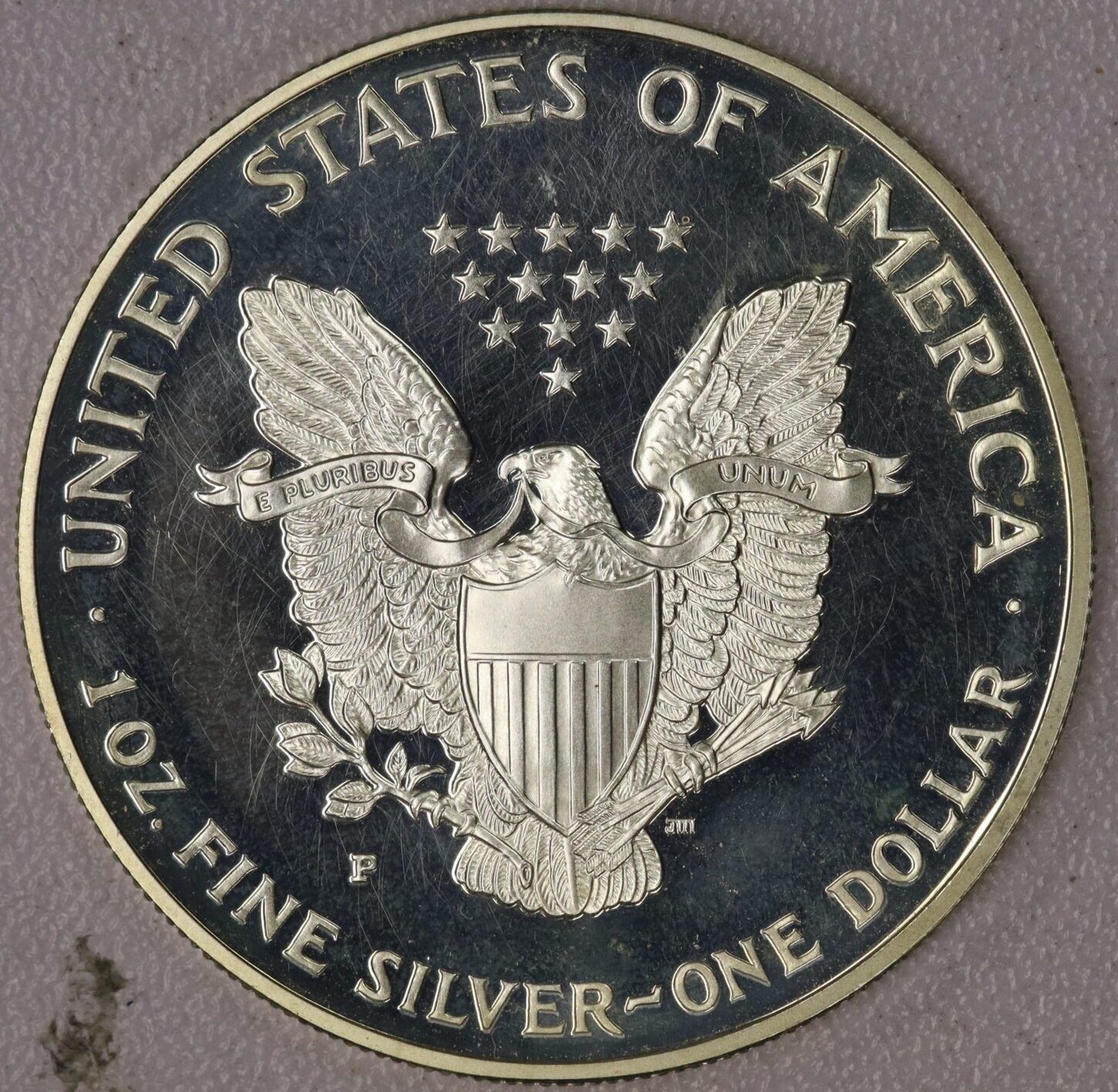 AUCTION- 2000-P Proof American Silver Eagle No Box or Papers - Image 2