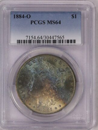 AUCTION- 1884-O Morgan Dollar PCGS MS64