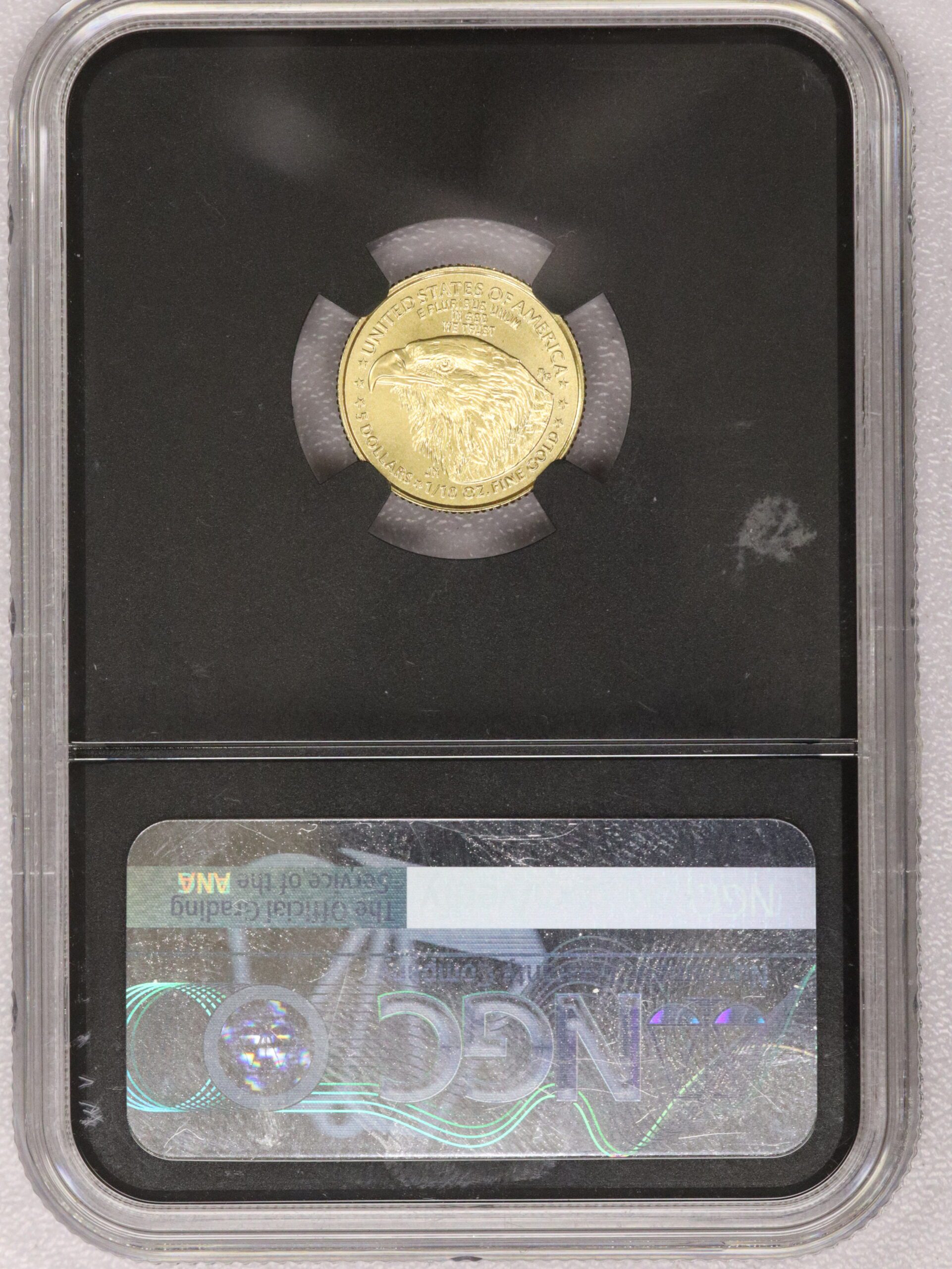 2022 Gold Eagle 1/10th oz $5 NGC MS70 - Image 3