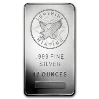 10 oz Sunshine Mint Silver Bar