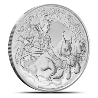 2022 Niue Norse Goddess Freyja 1oz Silver Round