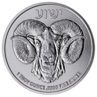 2023 Niue 1 oz Ram of Calvary Silver Round (Milk Spots)