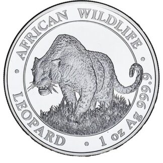 2023 1 oz Somalia Leopard Silver Coin