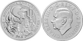 2025 britannia and liberty 1 oz Silver Round