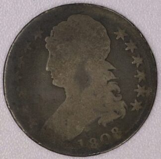 AUCTION-   1808 Capped Bust Half Dollar AG-G