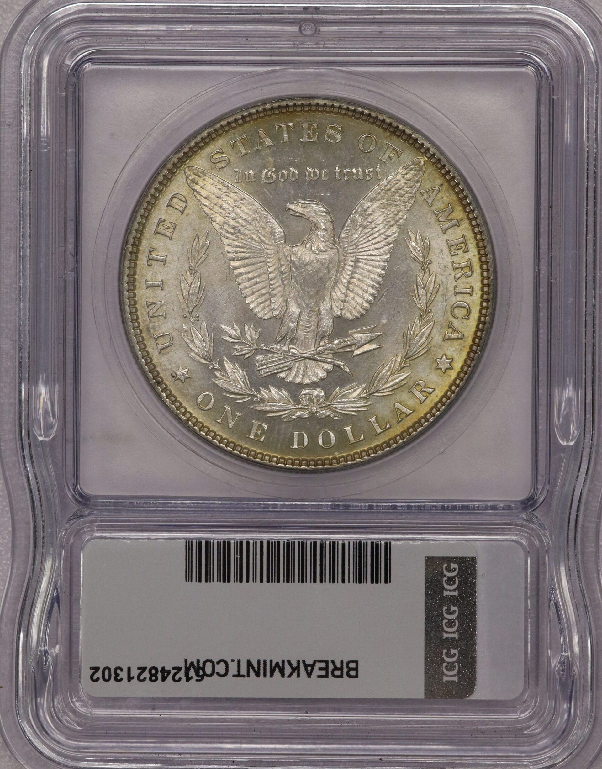 AUCTION- 1882 Morgan Dollar IGC MS63PL - Image 2