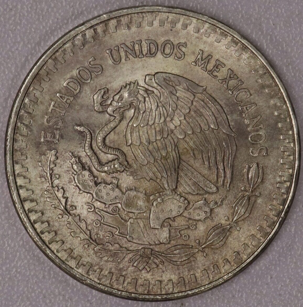 AUCTION- 1983 Mexico Onza One Troy Ounce .999 Silver - Image 2