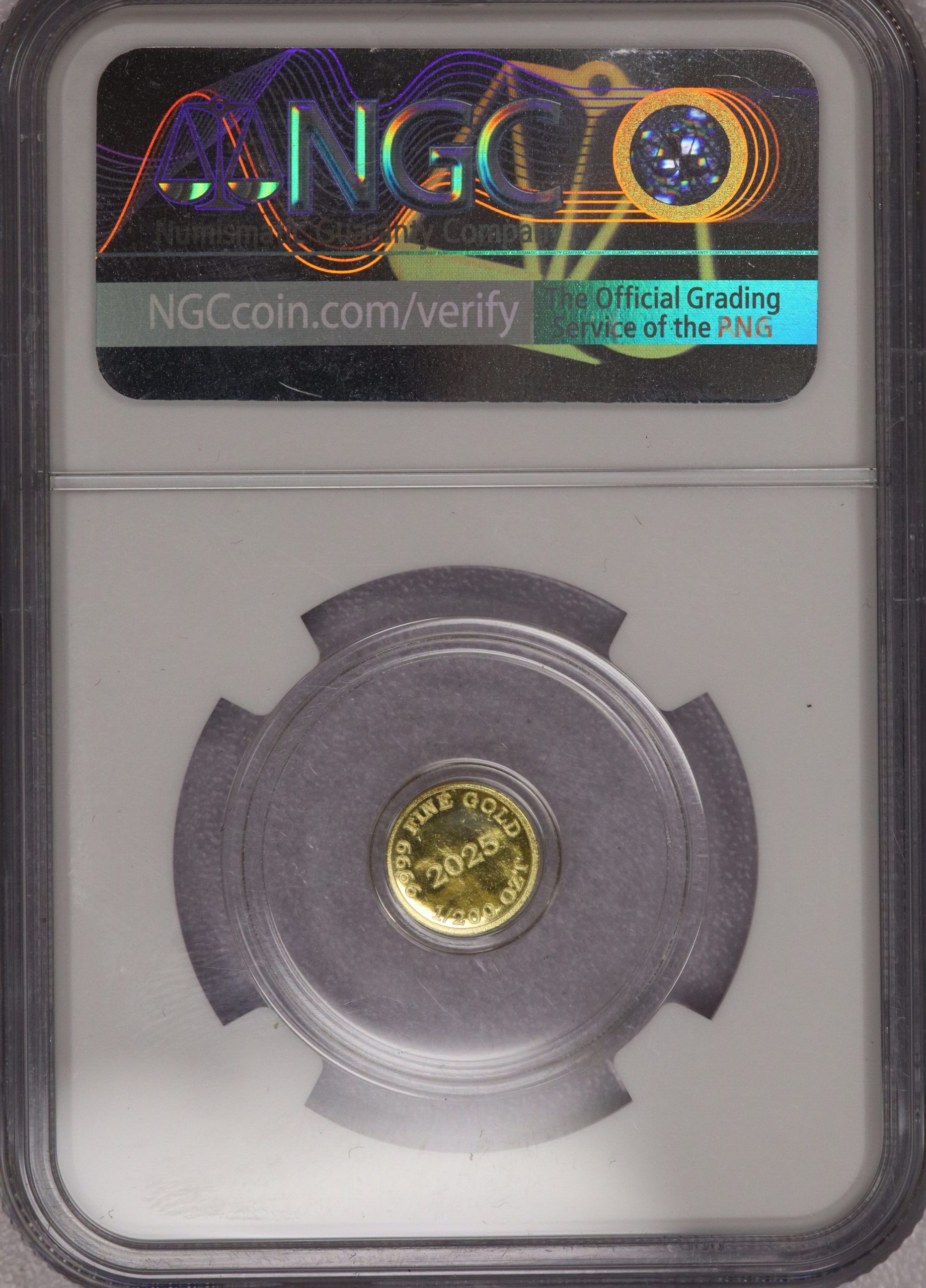 AUCTION- 2025 1/200th oz Gold Private Issue Christmas Snowman NGC MS70 - Image 2