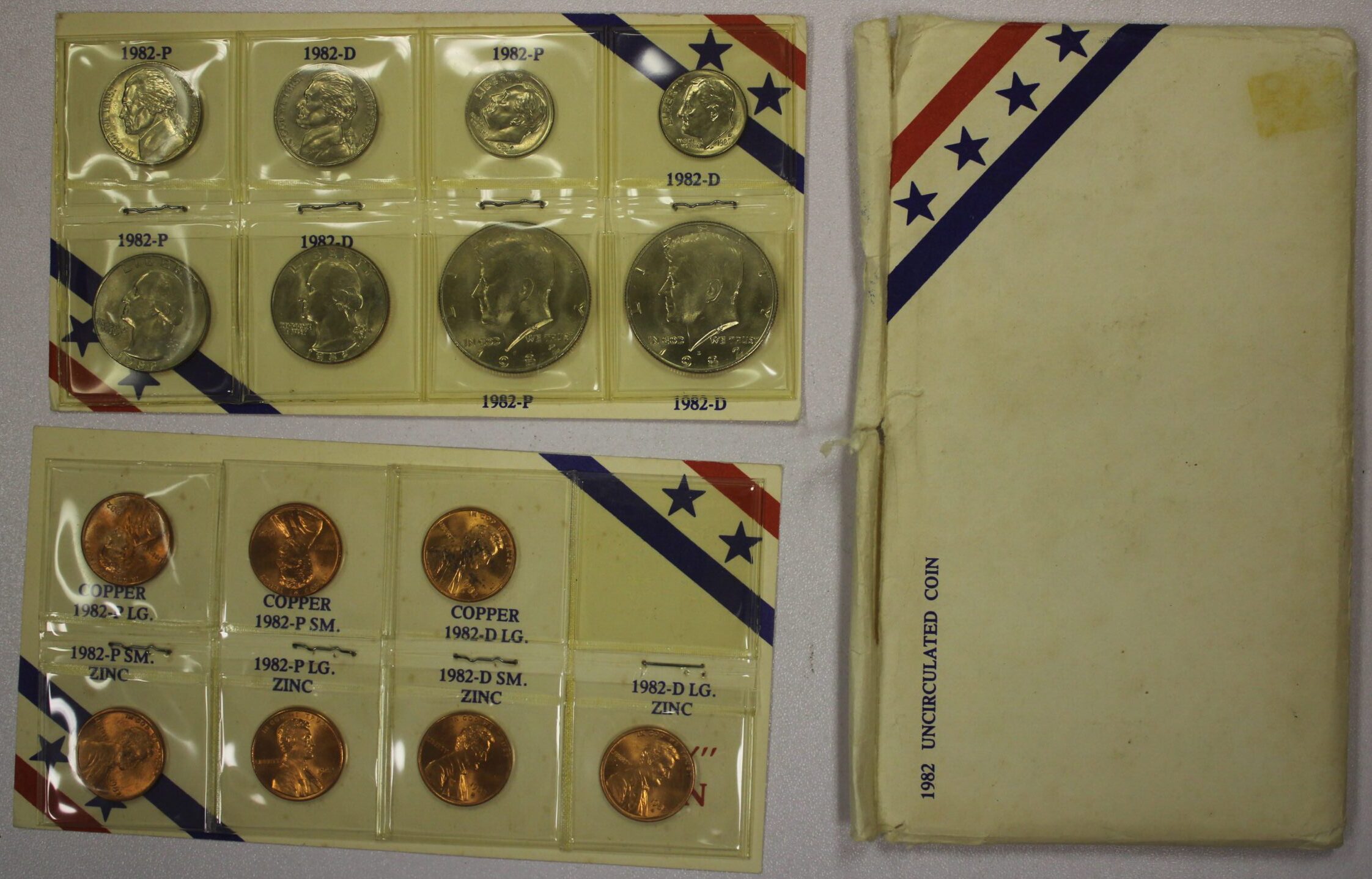 AUCTION- 1982 Private Issue Mint Set Includes all 7 Cents