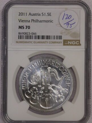 2011 Austria Vienna Philharmonic NGC MS70