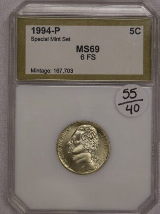 1994-P Jefferson Nickel SMS