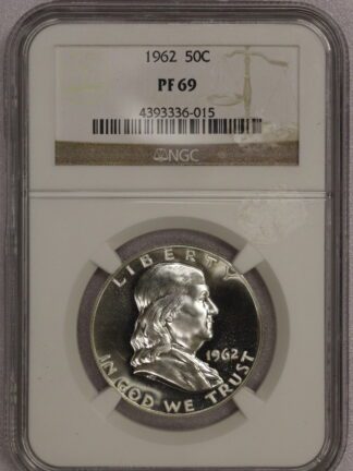 1962 Proof Franklin Half NGC PF69