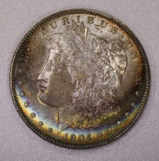 Auction - 1904-O Morgan Dollar Toned