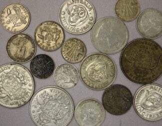 1914-1943 Australia 92.5% Silver Coins 2.5 Troy Ounces