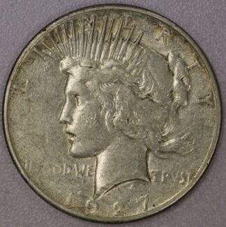 AUCTION- 1927-S Peace Dollar