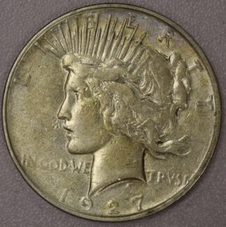 AUCTION- 1927-D Peace Dollar