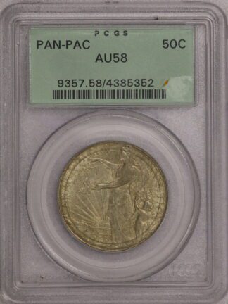 1915-S Panama-Pacific Expo Half Dollar PCGS AU58
