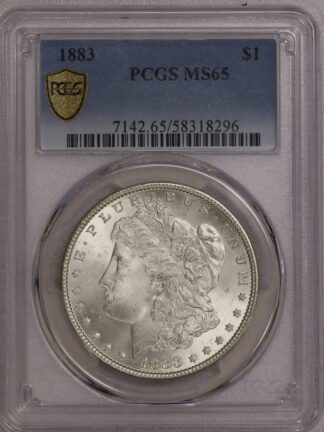 1883 Morgan Dollar MS65 PCGS