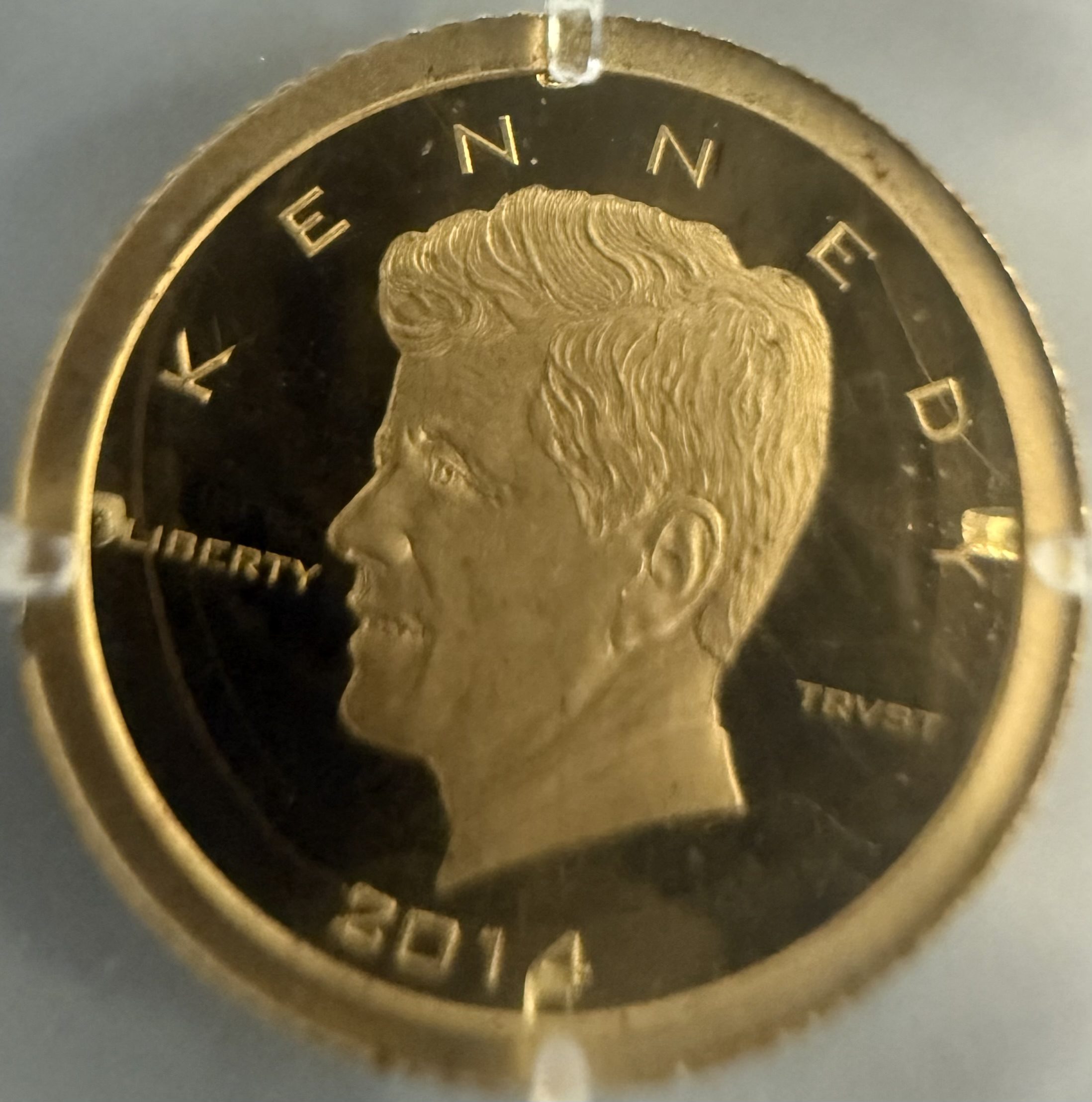 2014 Republic of Burundi 5000 Francs 0.5 Gram Gold JFK Gold Liberty - Image 3