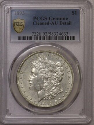 1893 Morgan Dollar PCGS Genuine AU Details
