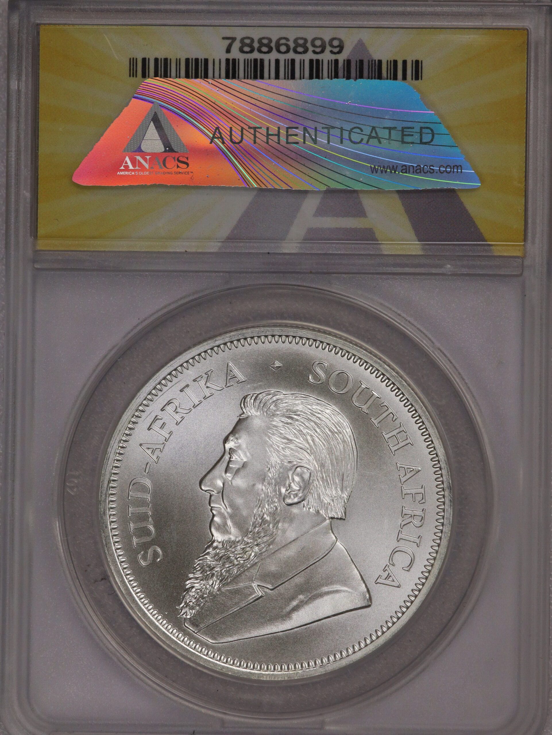 AUCTION- 2025 South Africa Silver Krugerrand ANACS MS68 - Image 2