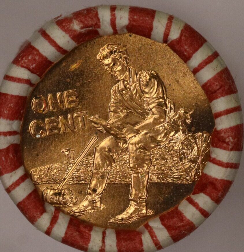 AUCTION- 2009 Roll of Lincoln Formative Years Cents - Image 3