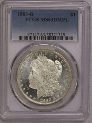 1883-O Morgan Dollar PCGS MS63 DMPL