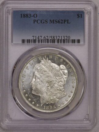 1883-O Morgan Dollar PCGS MS62 PL