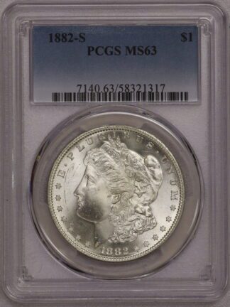 1882-S Morgan Dollar PCGS MS63