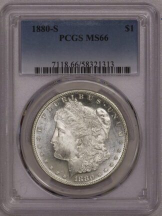 1880-S Morgan Dollar PCGS MS66