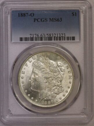 1887-O Morgan Dollar PCGS MS63