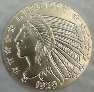 Auction- 5oz Indian Head Silver Round .999