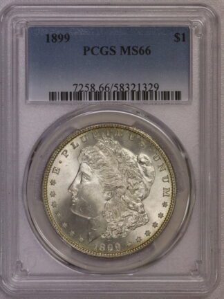 1899 Morgan Dollar MS66 PCGS