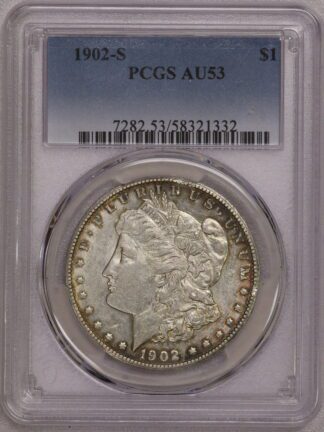 1902 S Morgan Dollar AU53 PCGS #58321332
