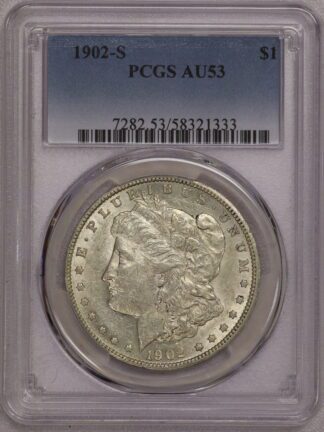 1902 S Morgan Dollar AU53 PCGS #58321333