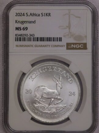 2025 South Africa Silver Krugerrand NGC MS69