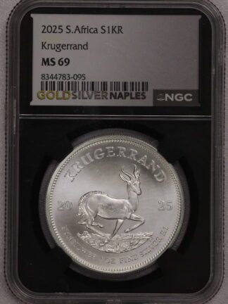 2024 South Africa Silver Krugerrand NGC MS69
