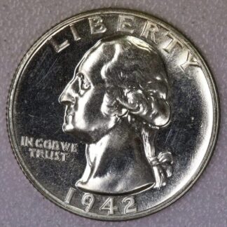 AUCTION-   1942 Proof Washington Quarter