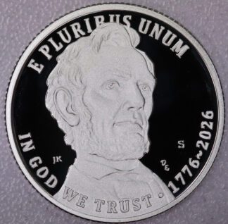 Auction - 1776 - 2026 Gettysburg Address Silver Quarter Proof