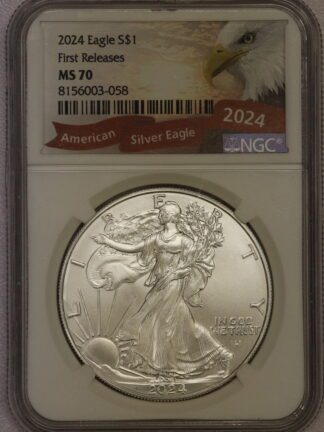 2024 American Silver Eagle NGC MS70 First Releases