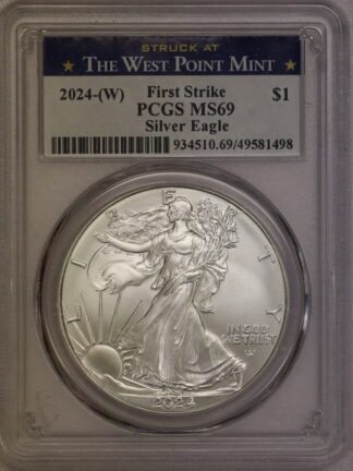 2024-W American Silver Eagle PCGS MS69 First Strike