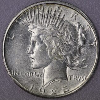 AUCTION-  1925-S Peace Dollar: Edited and Corrected.   Email if bid needs withdrawn, See notes