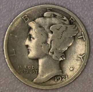 1921 Mercury Dime Good