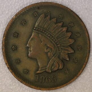 1863 Civil War Token NOT ONE CENT