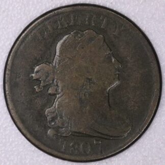 1807 Draped Bust Half Cent Very Good