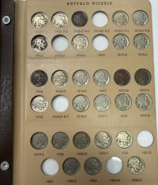 Auction - 1913 to 1937 Buffalo Nickel Starter Set