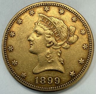 1899 S $10 Gold Liberty Eagle EF