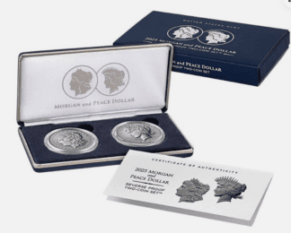 2025 S $1 Morgan Peace Reverse Proof Coin W/OGP