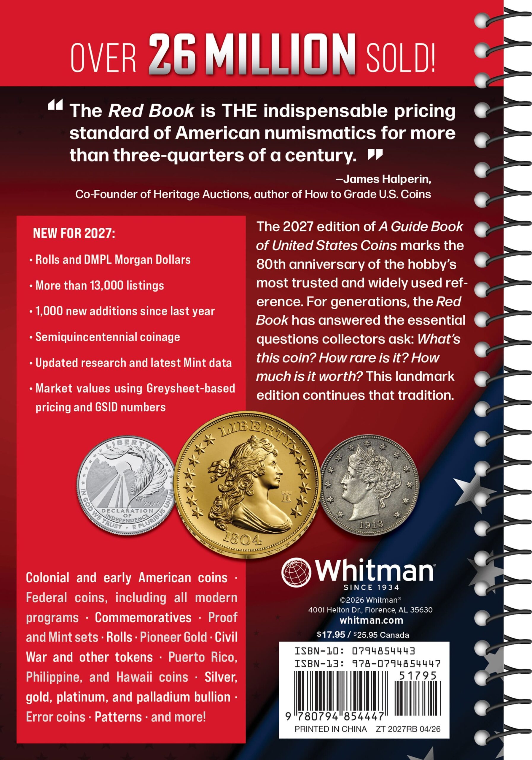 The Official Red Book®: A Guide Book of United States Coins, 2027 - Image 2