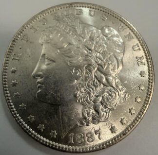 Auction- 1887 Morgan Dollar UNC